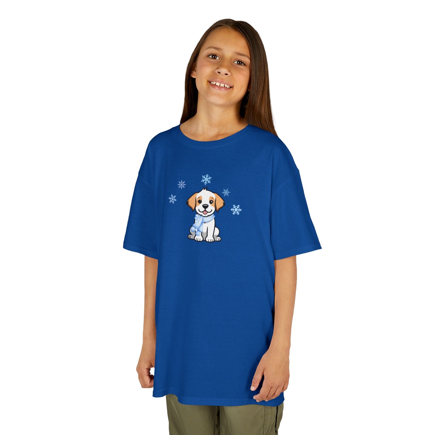 Kids Puppy Scarf T-shirt