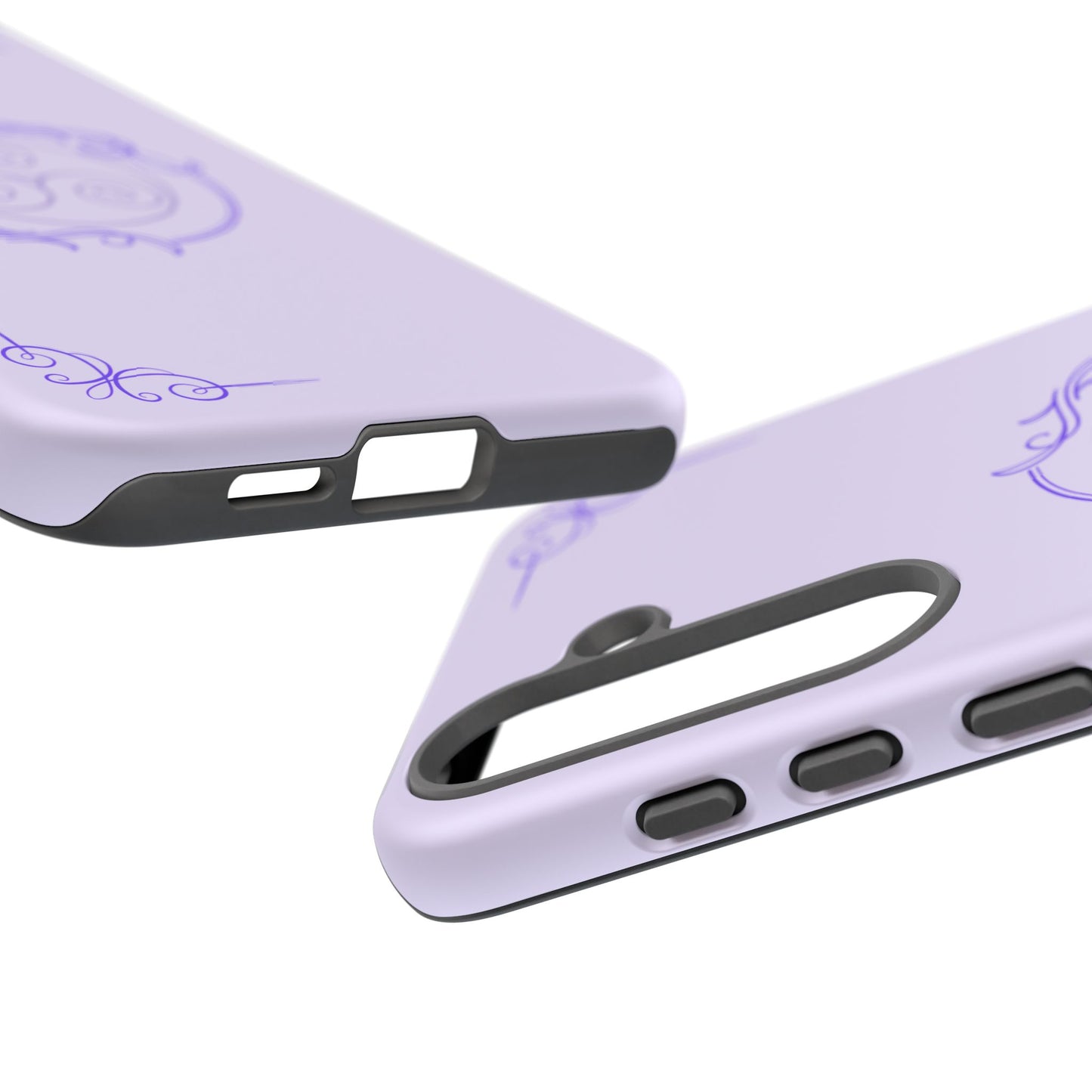 Tough Phone Cases - Purple Elegance for Multiple Models