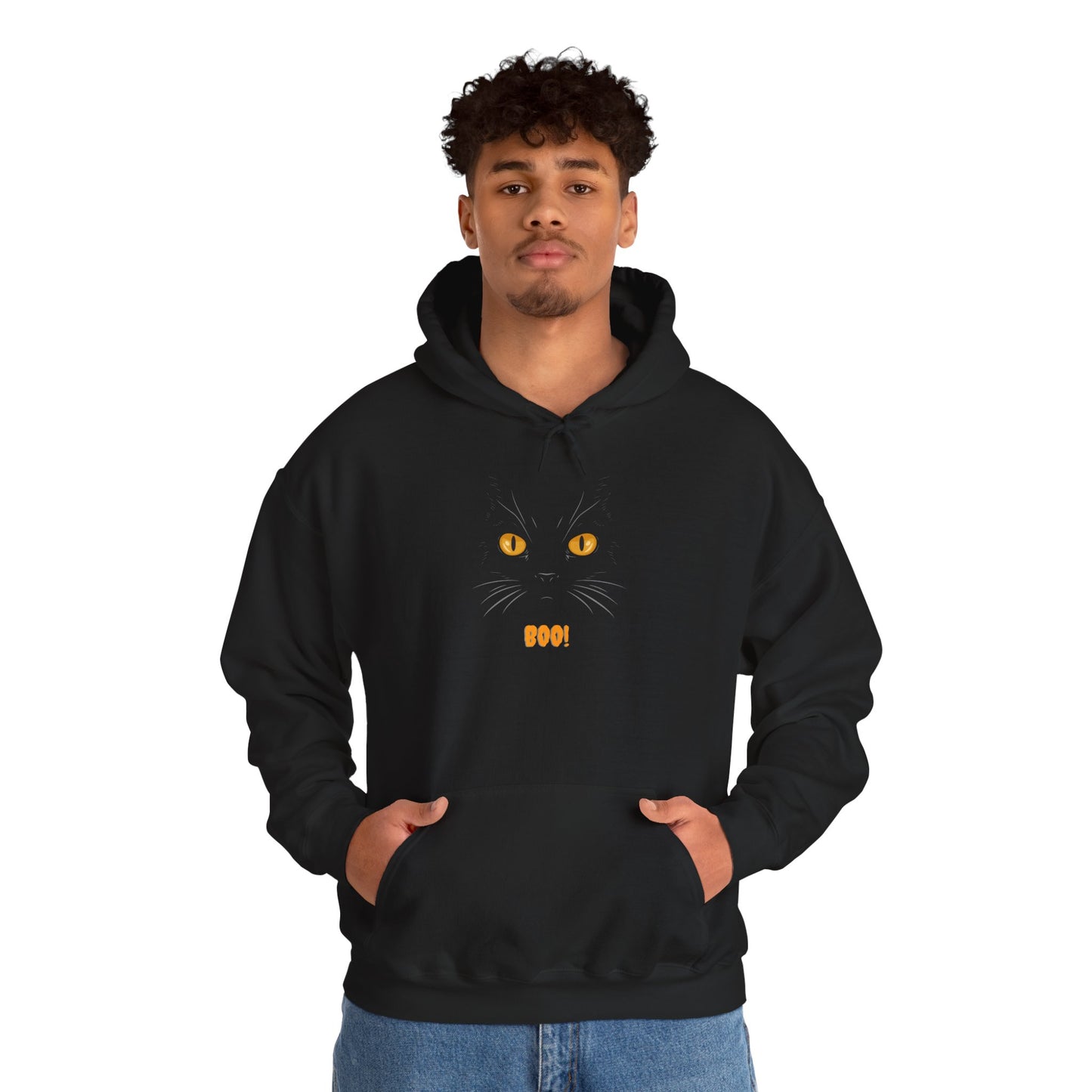 Halloween BOO Cat Unisex Hoodie