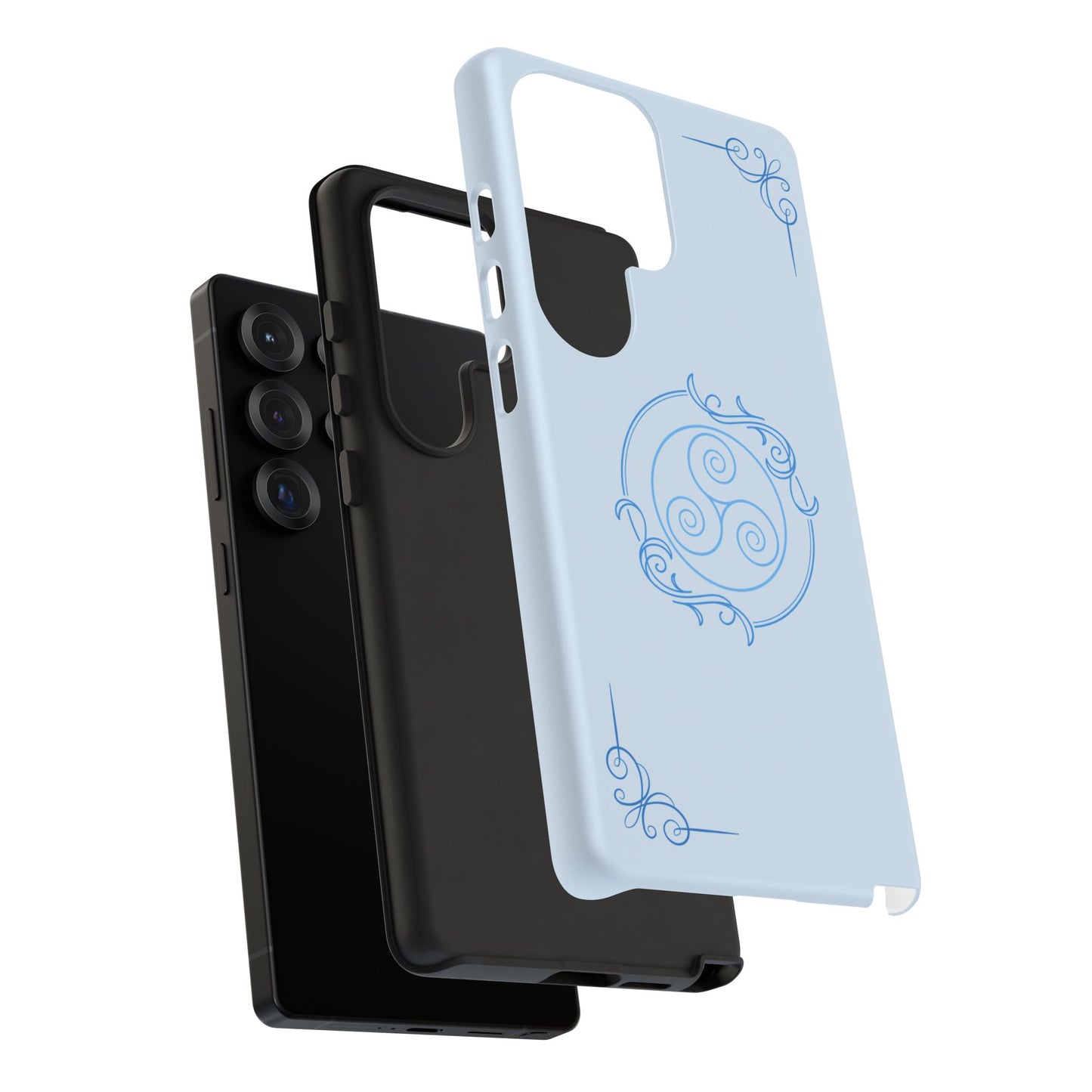 Tough Phone Case - Teal Elegance (Check for brand/model)
