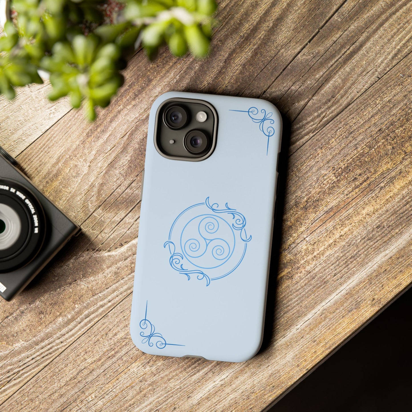 Tough Phone Case - Teal Elegance (Check for brand/model)