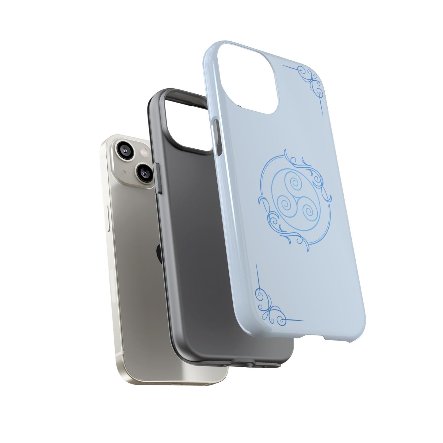 Tough Phone Case - Teal Elegance (Check for brand/model)