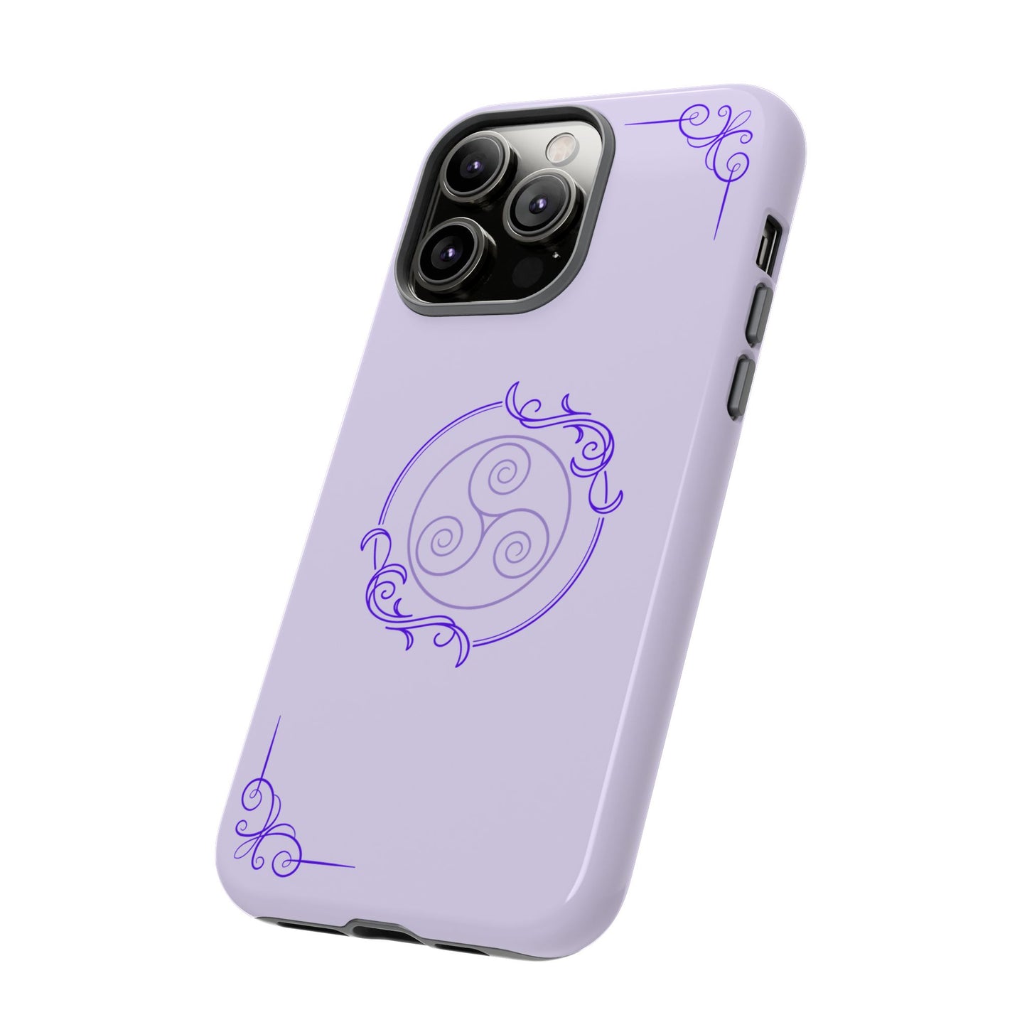 Tough Phone Cases - Purple Elegance for Multiple Models