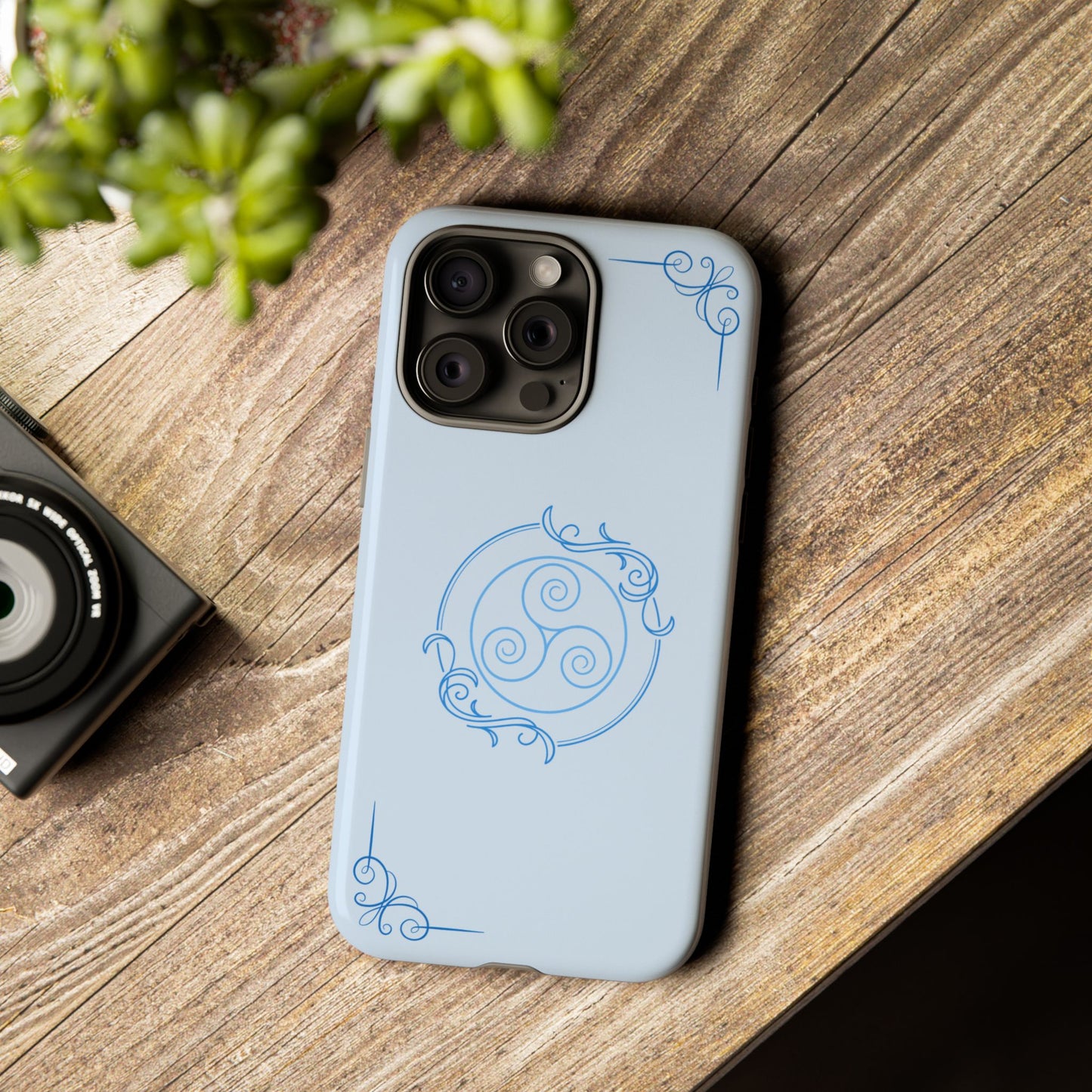 Tough Phone Case - Teal Elegance (Check for brand/model)