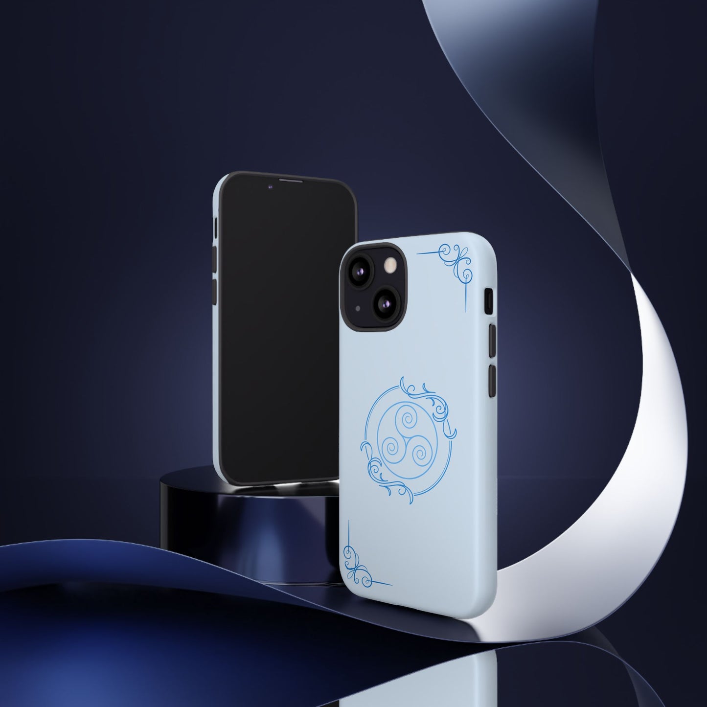 Tough Phone Case - Teal Elegance (Check for brand/model)