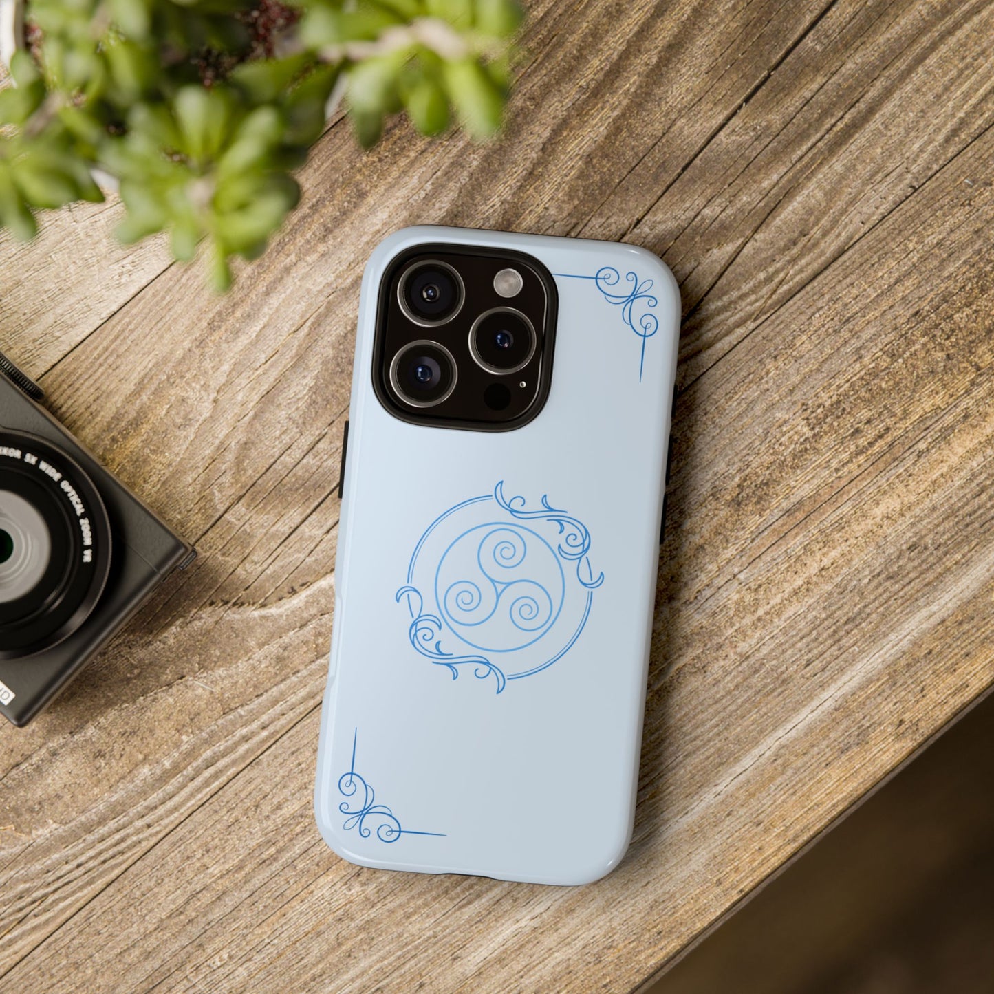 Tough Phone Case - Teal Elegance (Check for brand/model)
