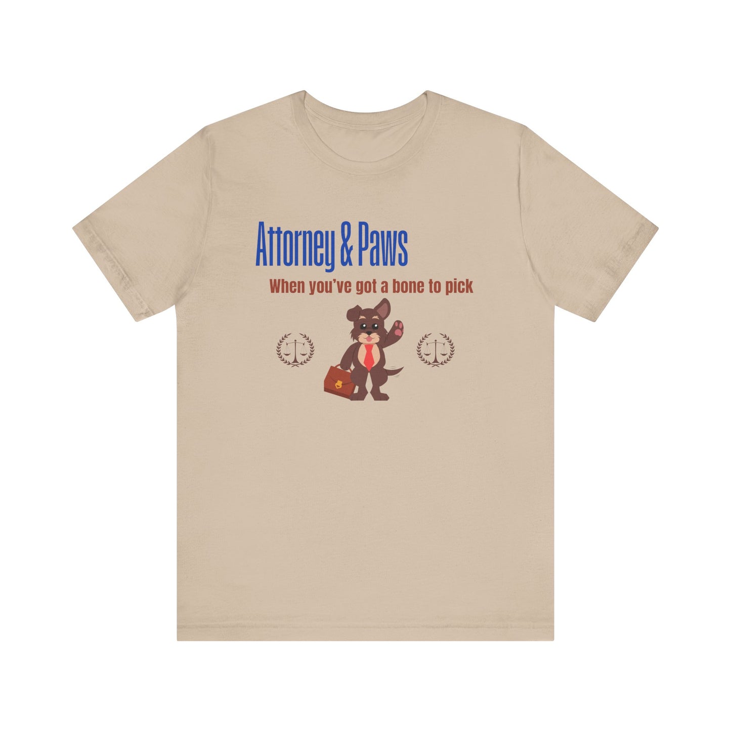 Attorney & Paws Dog Premium Unisex T-shirt