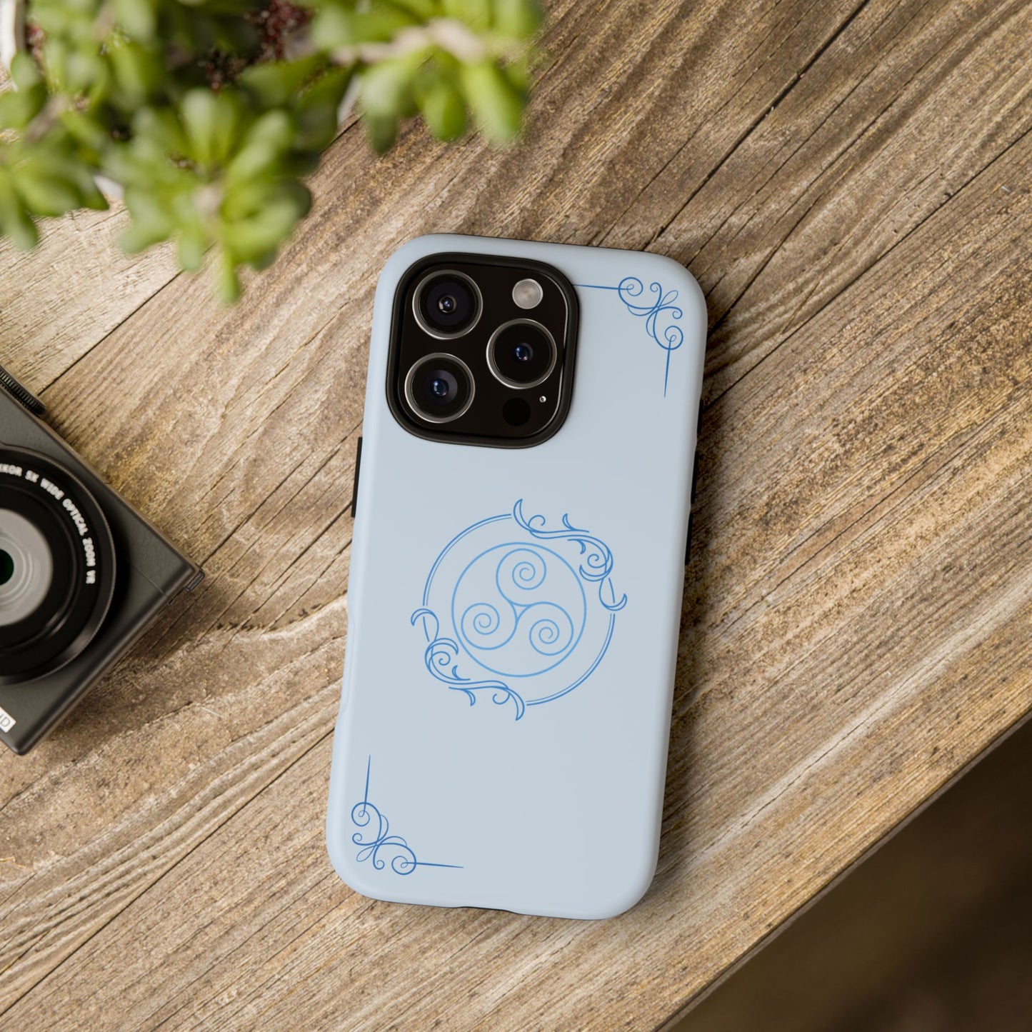 Tough Phone Case - Teal Elegance (Check for brand/model)