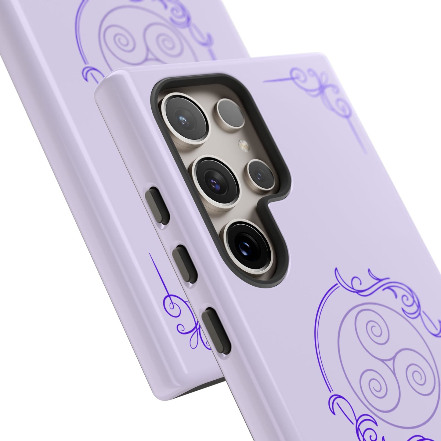 Tough Phone Cases - Purple Elegance for Multiple Models