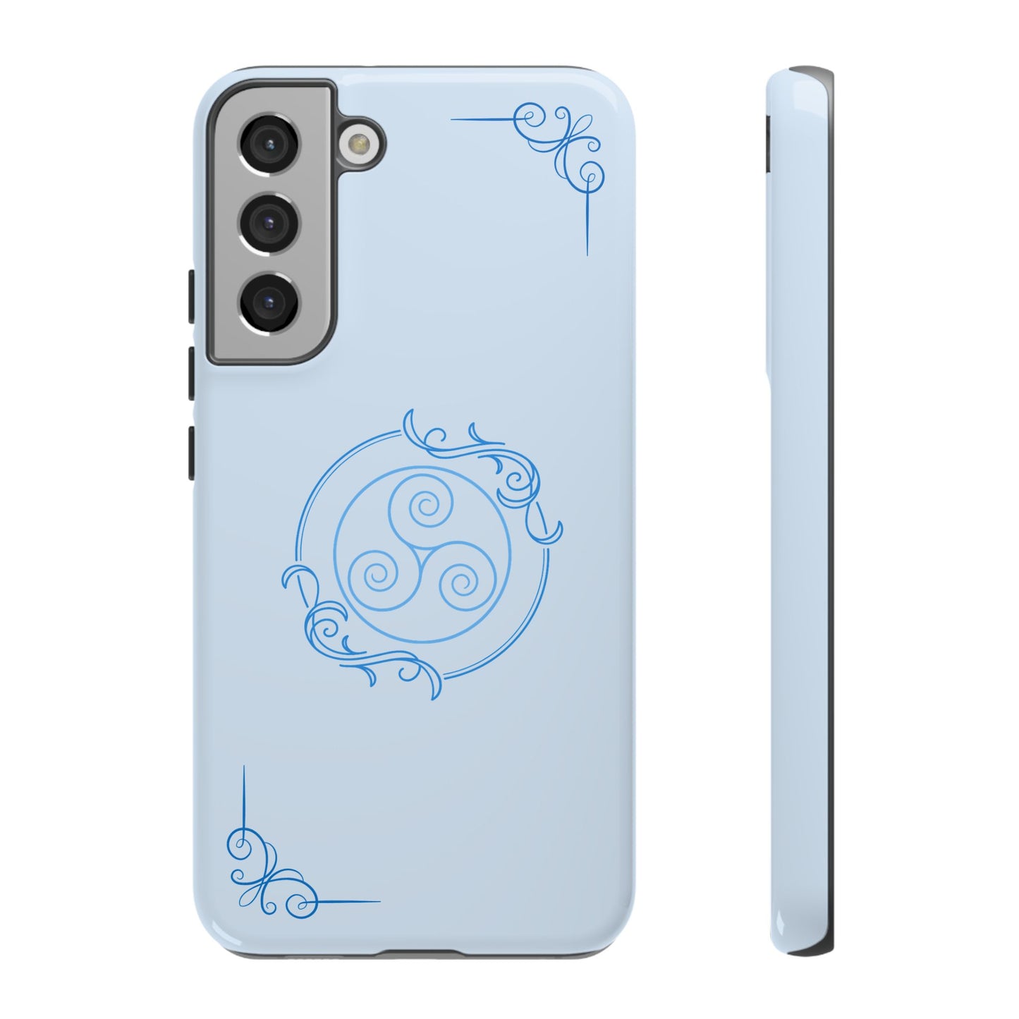 Tough Phone Case - Teal Elegance (Check for brand/model)