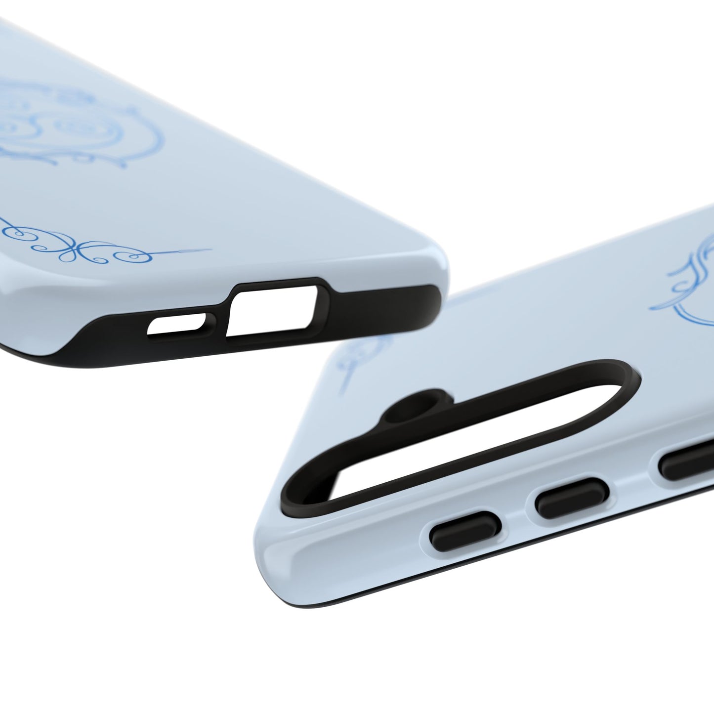 Tough Phone Case - Teal Elegance (Check for brand/model)