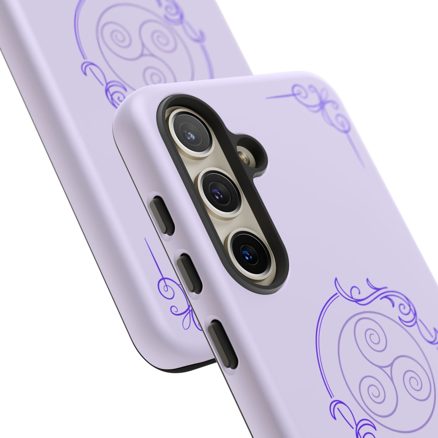Tough Phone Cases - Purple Elegance for Multiple Models