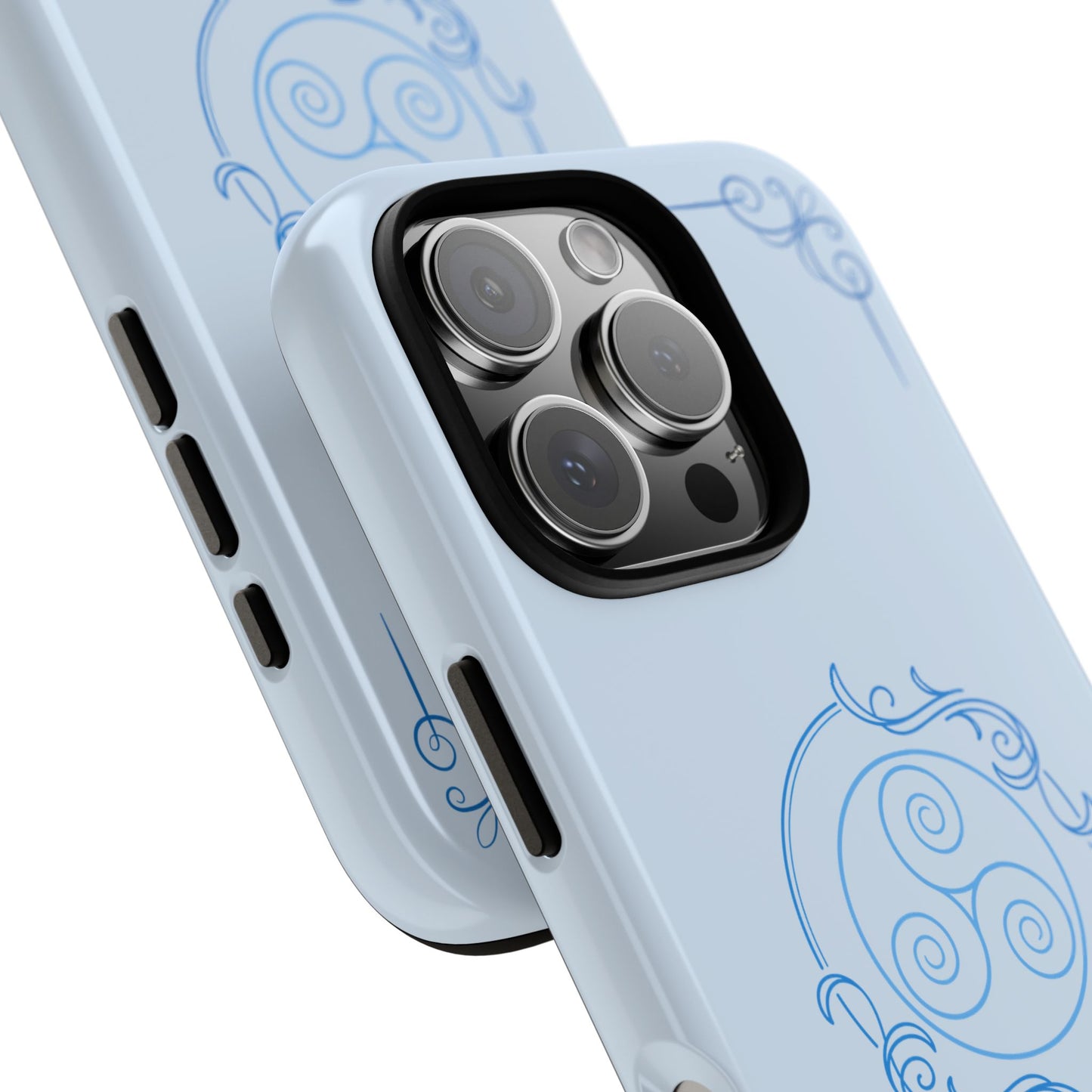 Tough Phone Case - Teal Elegance (Check for brand/model)