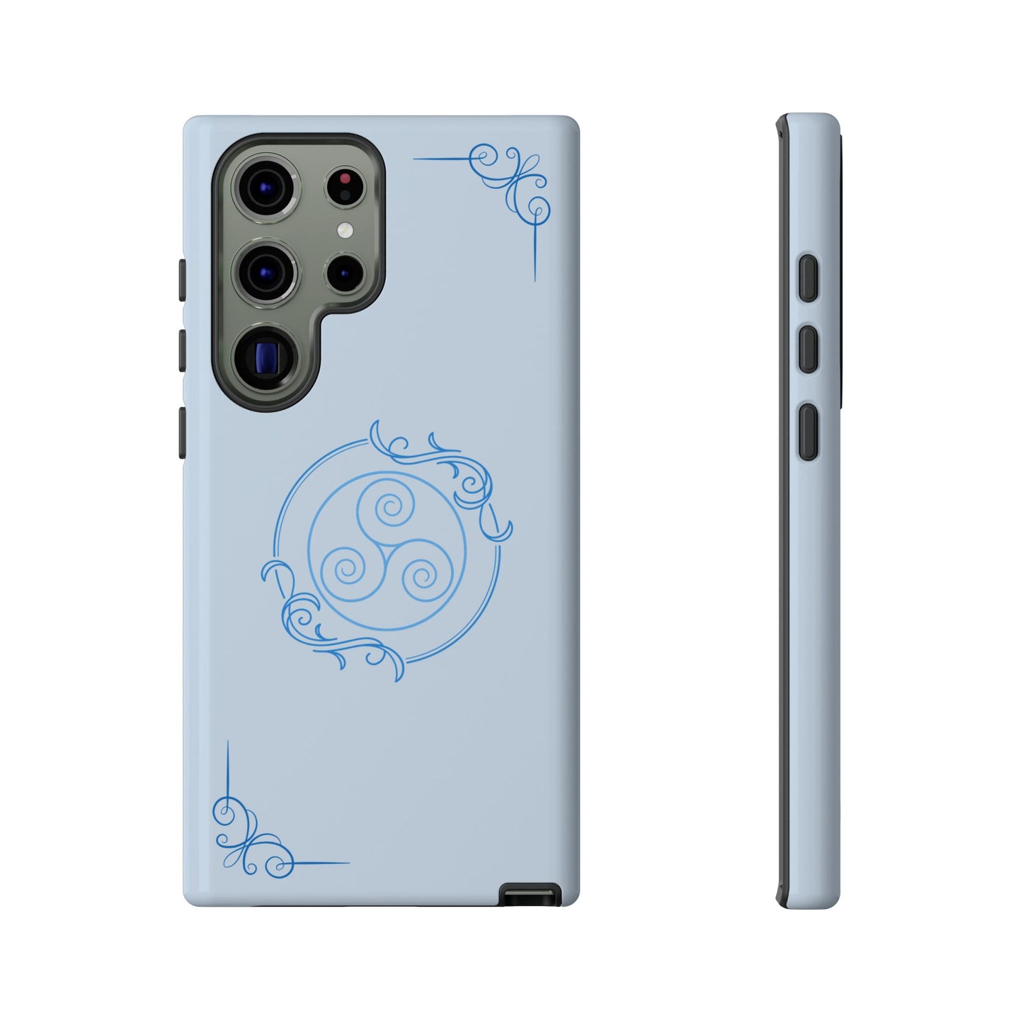 Tough Phone Case - Teal Elegance (Check for brand/model)