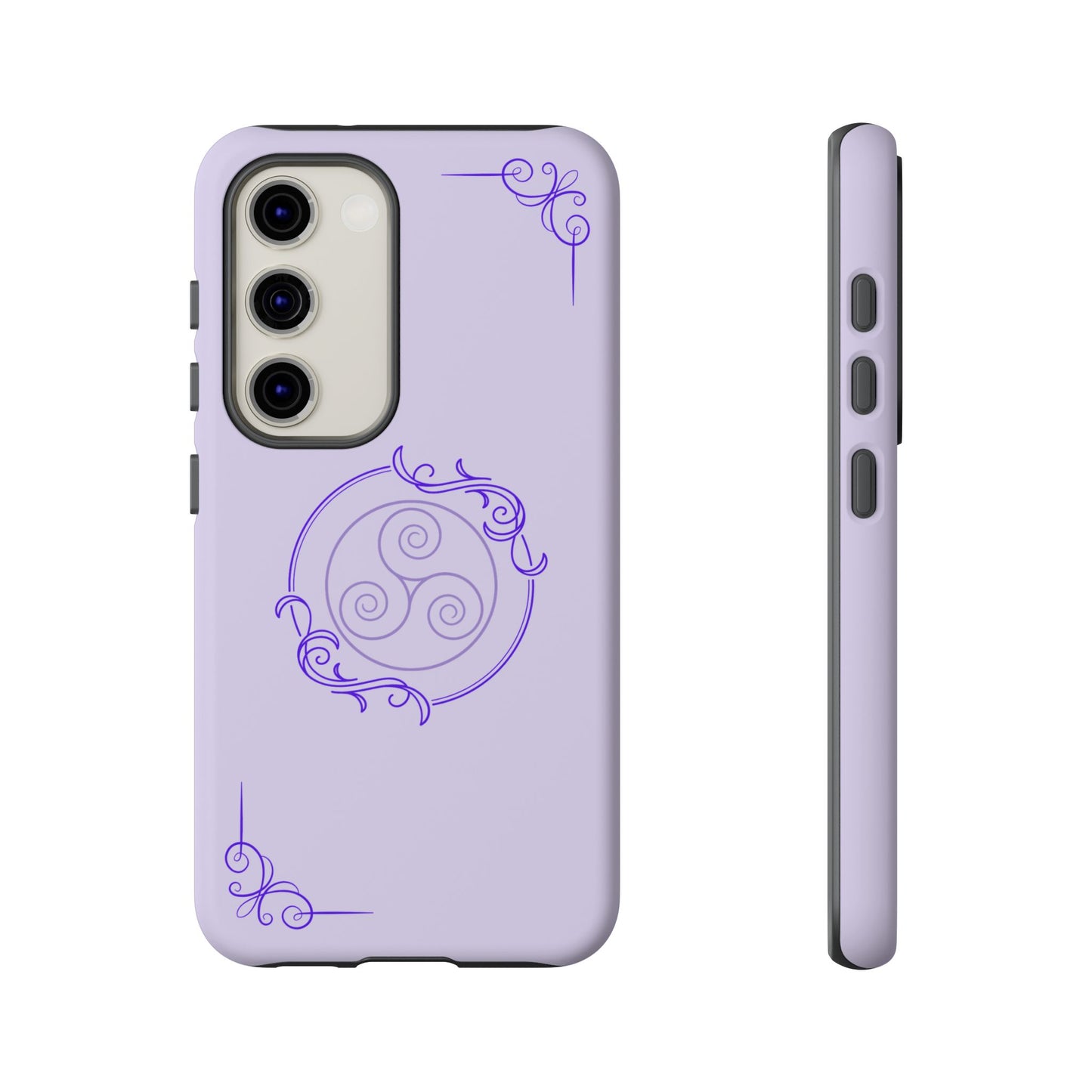 Tough Phone Cases - Purple Elegance for Multiple Models