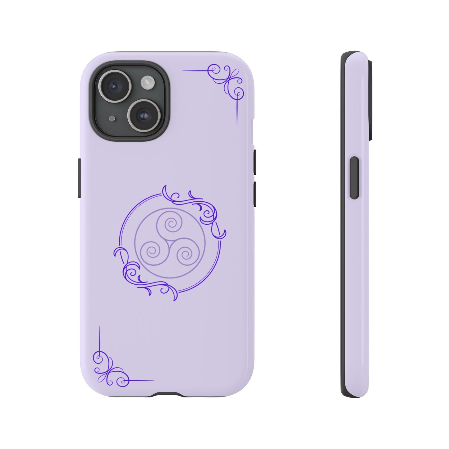 Tough Phone Cases - Purple Elegance for Multiple Models