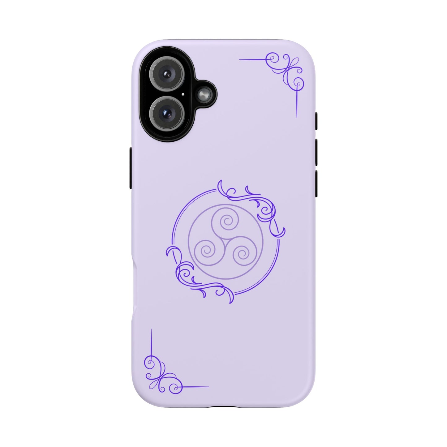 Tough Phone Cases - Purple Elegance for Multiple Models