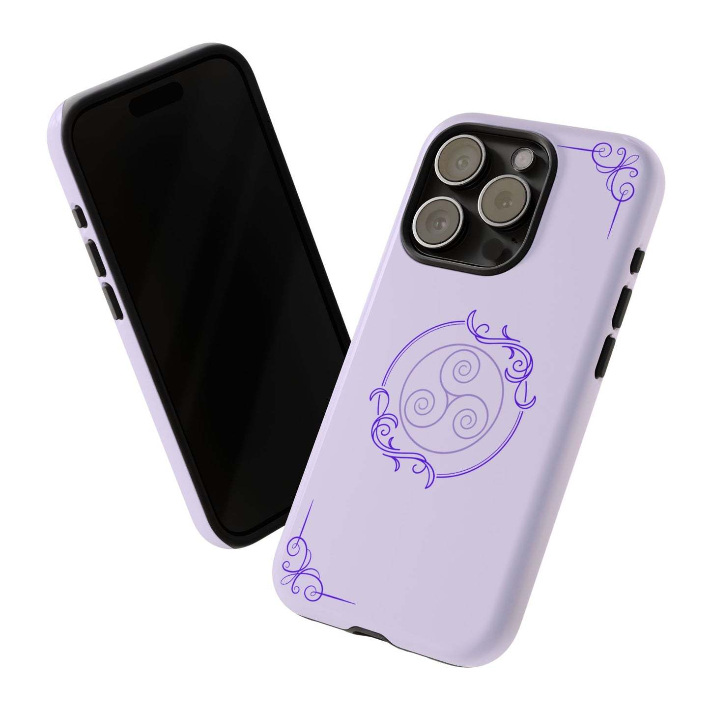 Tough Phone Cases - Purple Elegance for Multiple Models