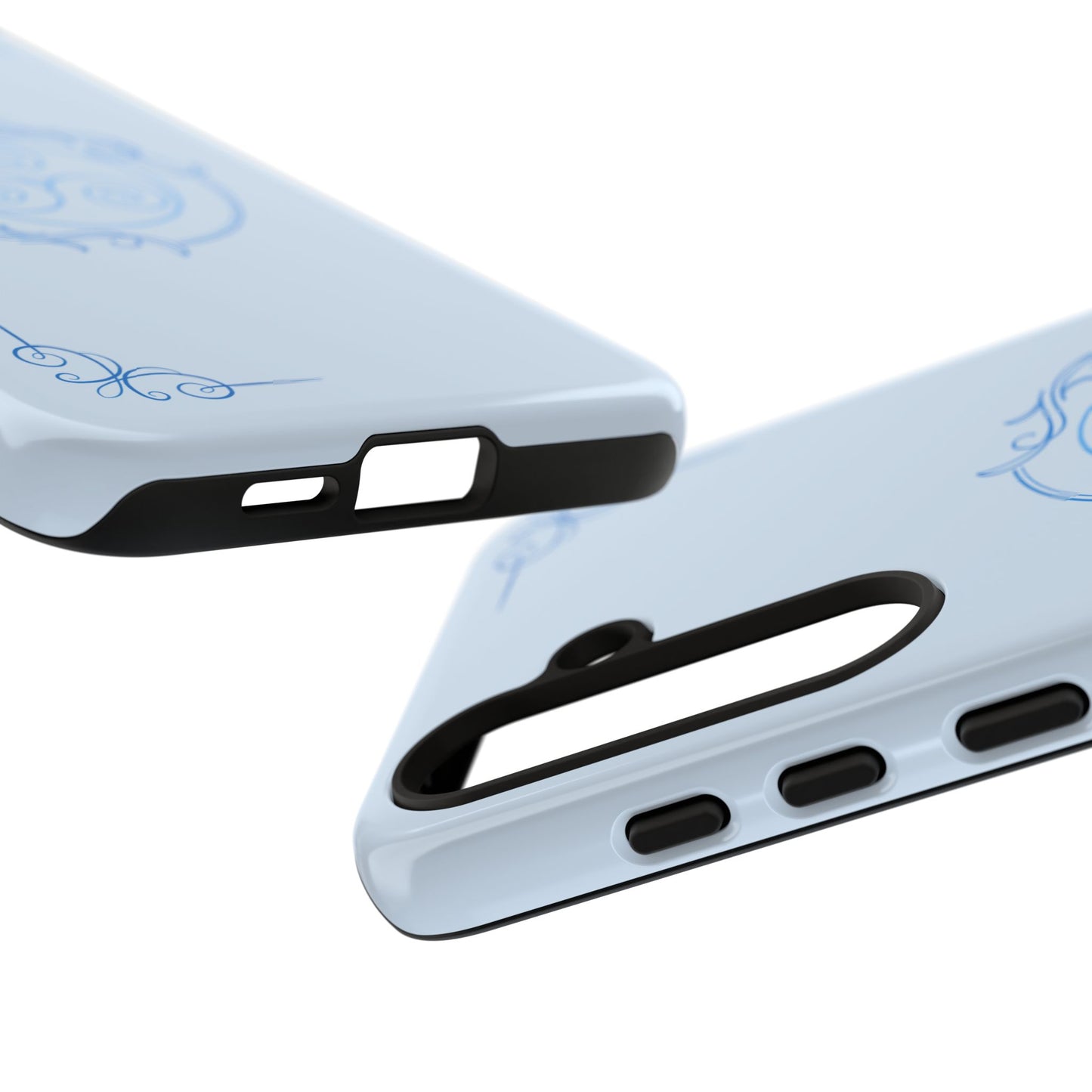 Tough Phone Case - Teal Elegance (Check for brand/model)
