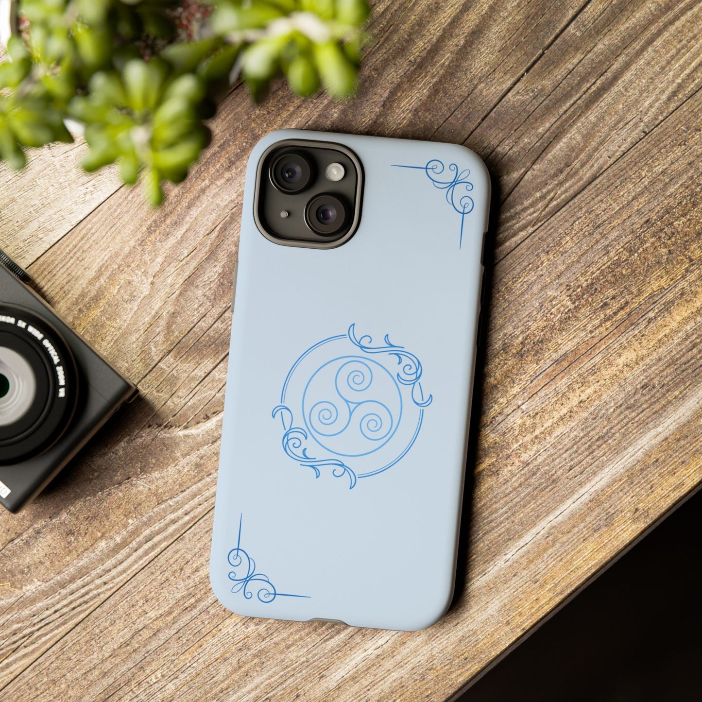 Tough Phone Case - Teal Elegance (Check for brand/model)