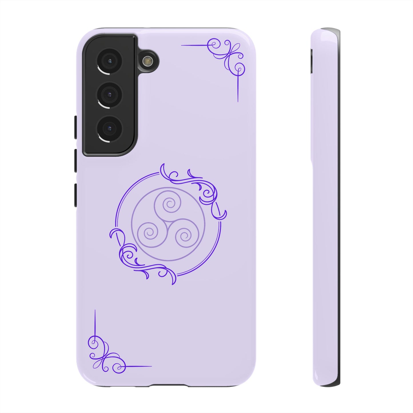 Tough Phone Cases - Purple Elegance for Multiple Models