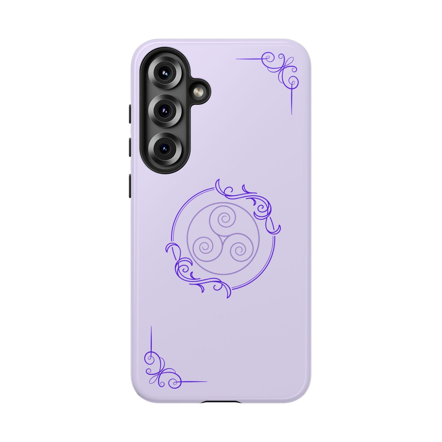 Tough Phone Cases - Purple Elegance for Multiple Models