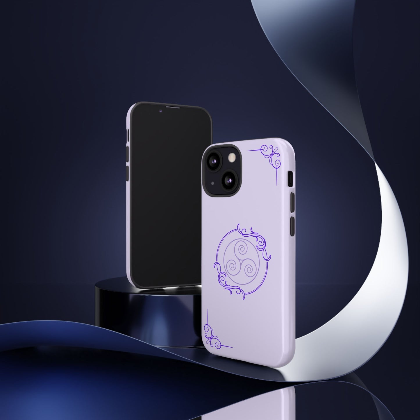 Tough Phone Cases - Purple Elegance for Multiple Models