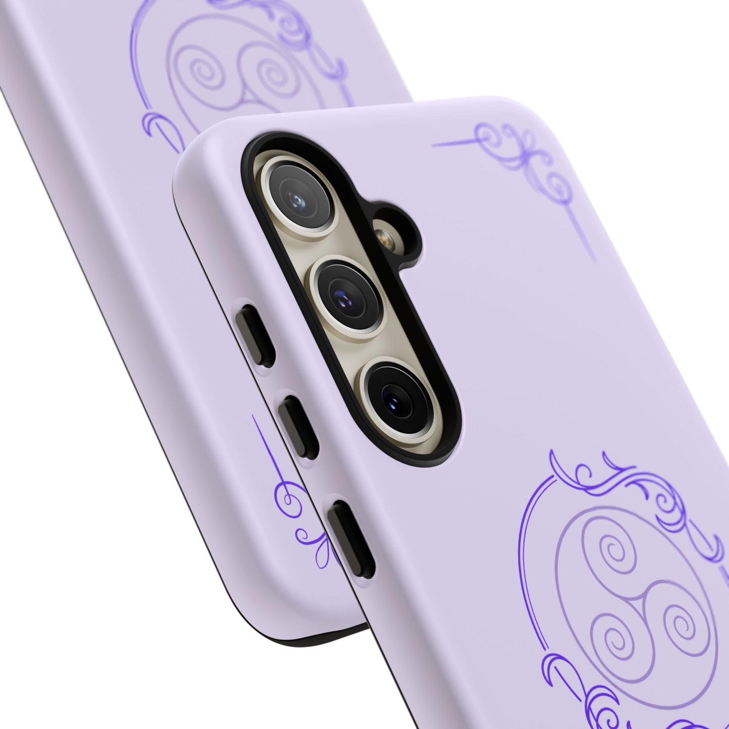 Tough Phone Cases - Purple Elegance for Multiple Models