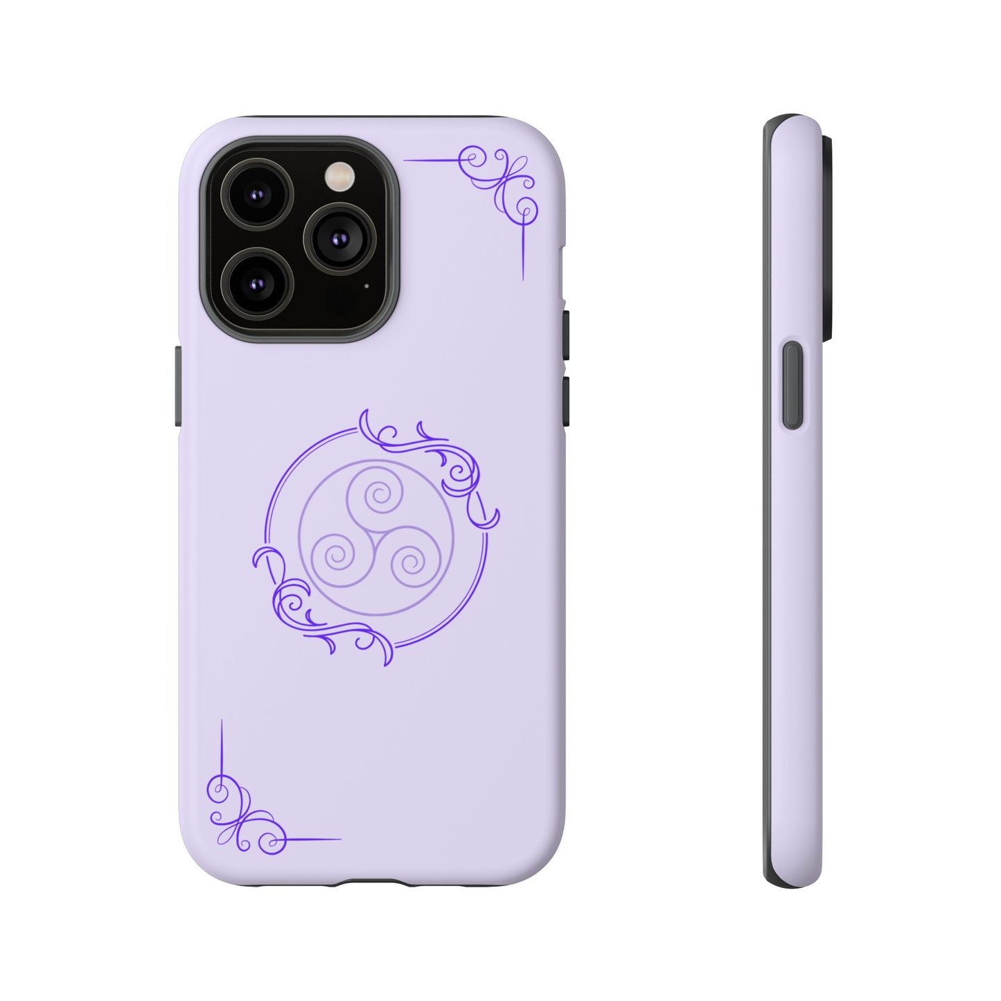 Tough Phone Cases - Purple Elegance for Multiple Models