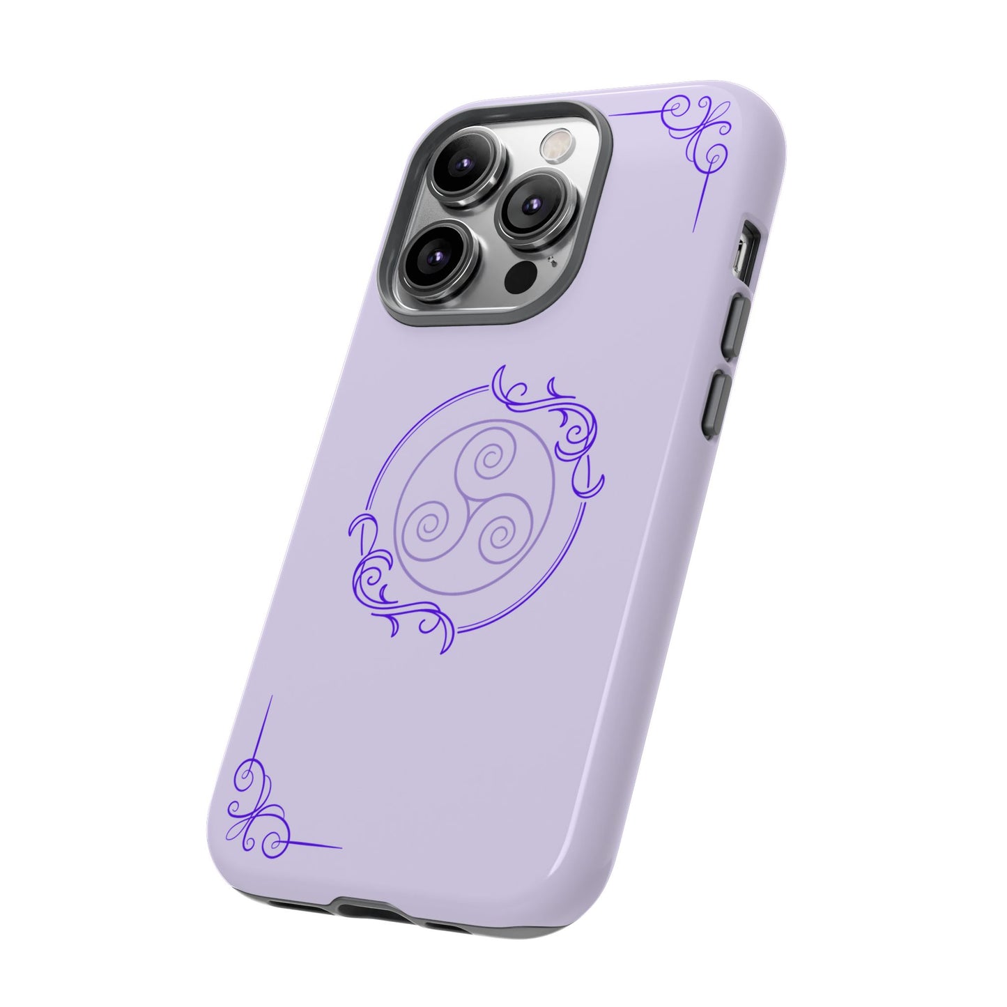 Tough Phone Cases - Purple Elegance for Multiple Models