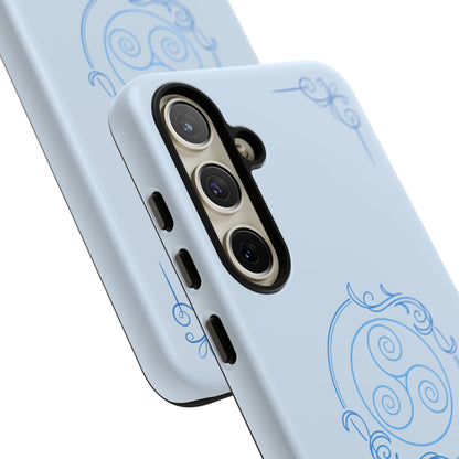 Tough Phone Case - Teal Elegance (Check for brand/model)