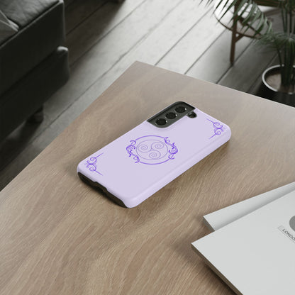 Tough Phone Cases - Purple Elegance for Multiple Models