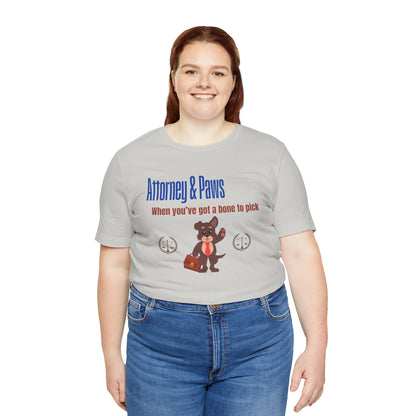 Attorney & Paws Dog Premium Unisex T-shirt