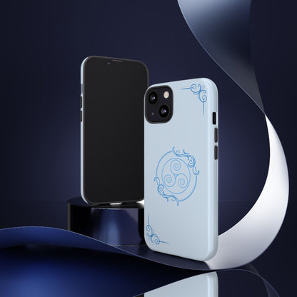 Tough Phone Case - Teal Elegance (Check for brand/model)