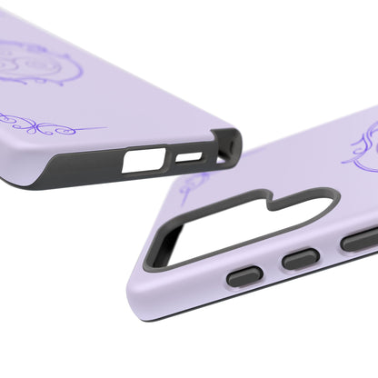 Tough Phone Cases - Purple Elegance for Multiple Models