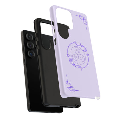 Tough Phone Cases - Purple Elegance for Multiple Models