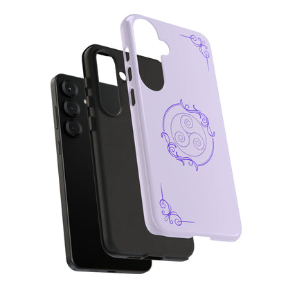 Tough Phone Cases - Purple Elegance for Multiple Models