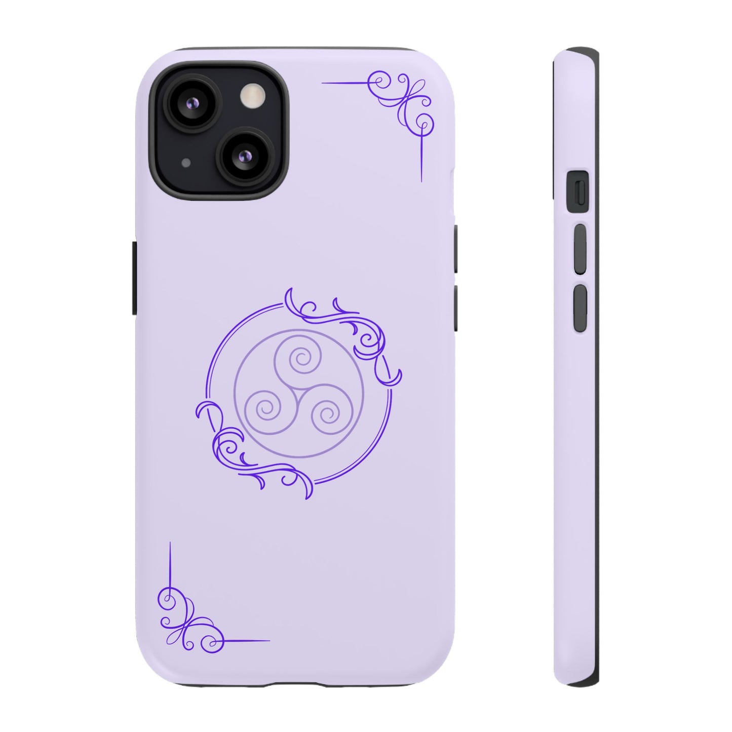 Tough Phone Cases - Purple Elegance for Multiple Models