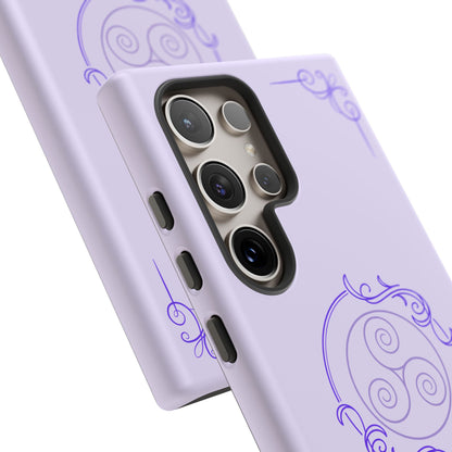Tough Phone Cases - Purple Elegance for Multiple Models