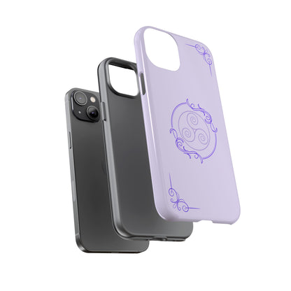 Tough Phone Cases - Purple Elegance for Multiple Models