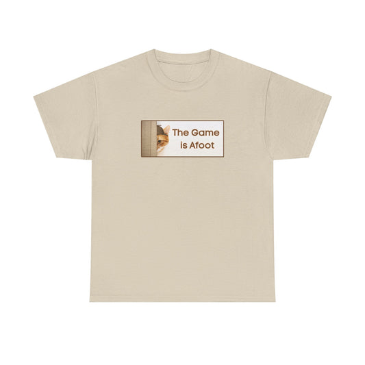 The Game is Afoot Kitty Unisex T-shirt