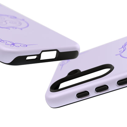 Tough Phone Cases - Purple Elegance for Multiple Models