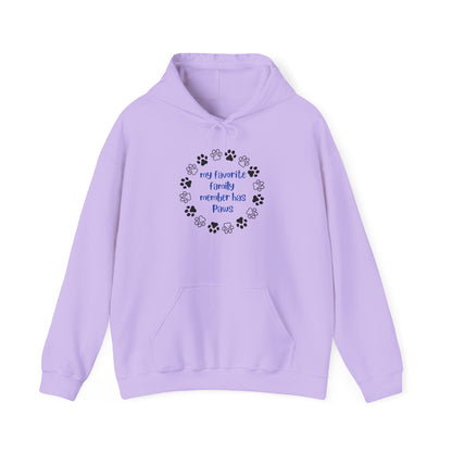 My Fav Family Member Has Paws Unisex Hoodie