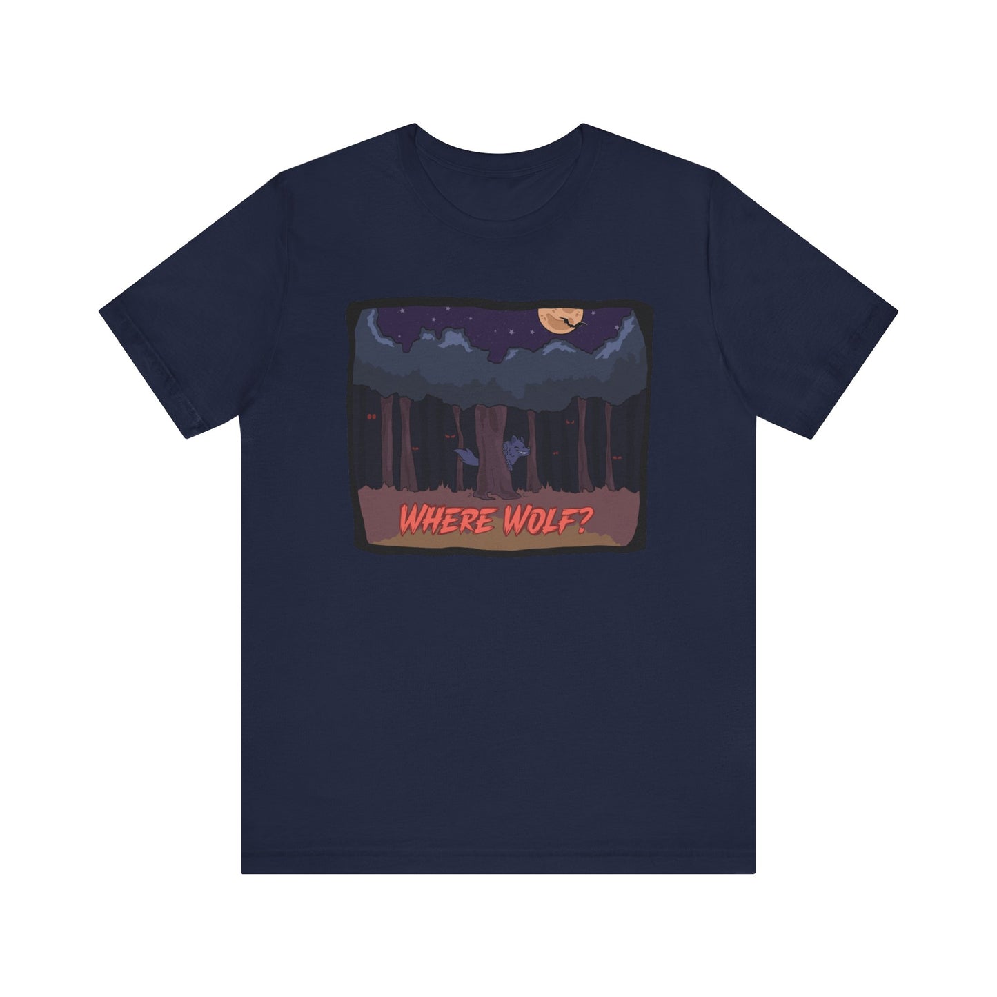 Adult Halloween Where Wolf Unisex T-shirt
