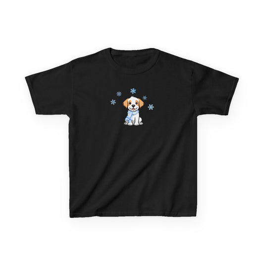 Kids Puppy Scarf T-shirt