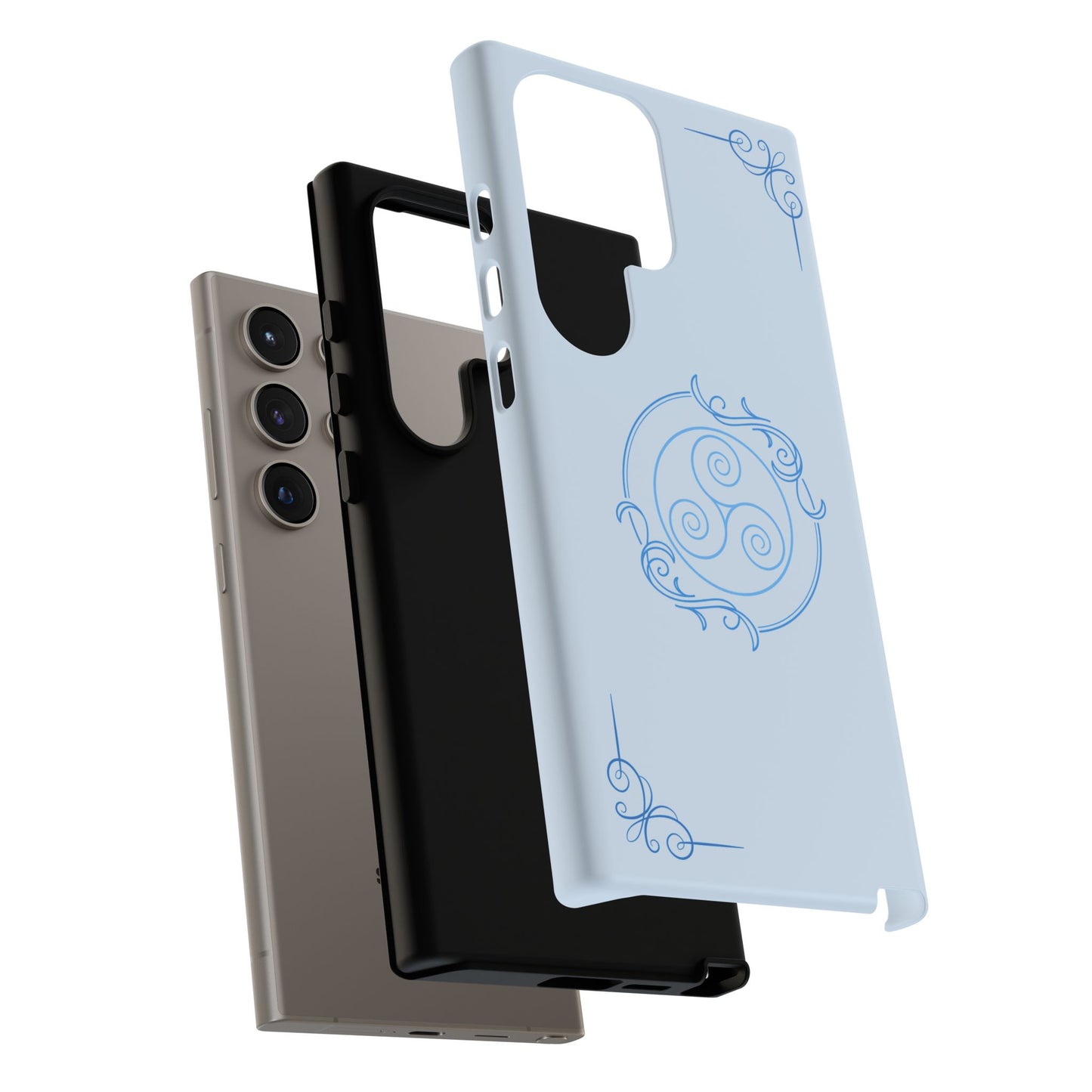 Tough Phone Case - Teal Elegance (Check for brand/model)
