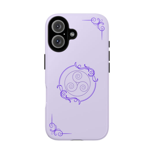 Tough Phone Cases - Purple Elegance for Multiple Models