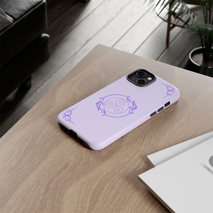 Tough Phone Cases - Purple Elegance for Multiple Models