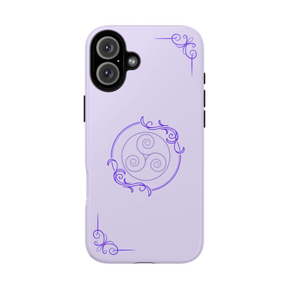 Tough Phone Cases - Purple Elegance for Multiple Models