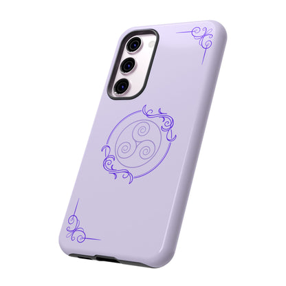 Tough Phone Cases - Purple Elegance for Multiple Models